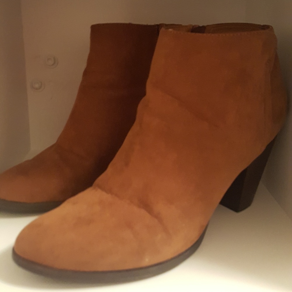 Suede ankle boots